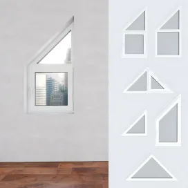 A set of plastic windows 2